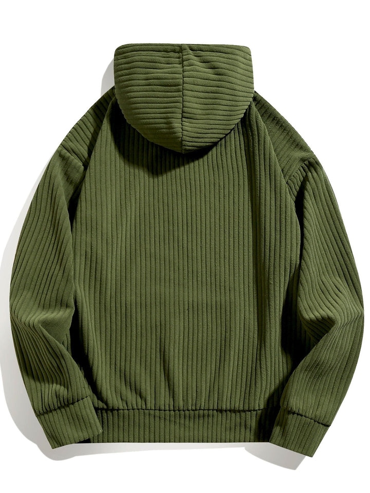 Bernabé | Sudadera con capucha de pana con corte relajado