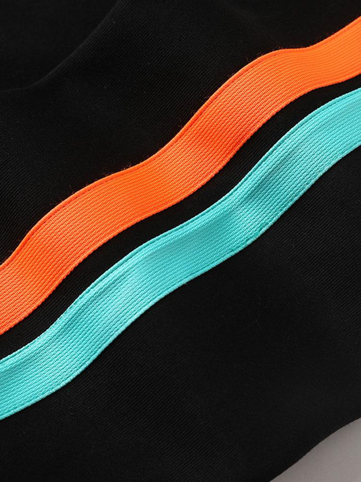 Bernardo | Sudadera con franjas en contraste y cuello redondo