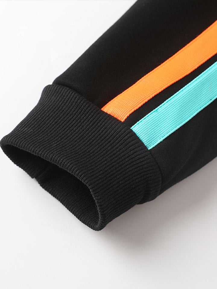 Bernardo | Sudadera con franjas en contraste y cuello redondo