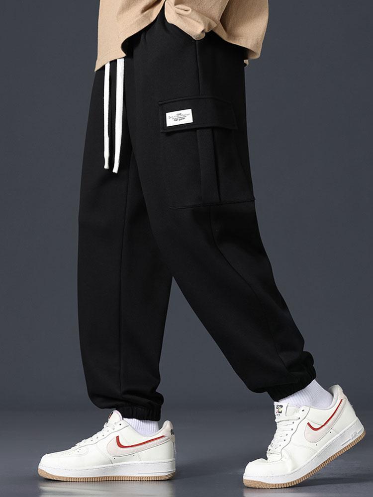Bienvenido | Pantalón jogger cargo con cordón ajustable