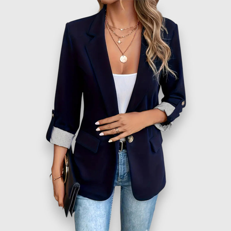 Blanca | Blazer elegante de estilo clásico
