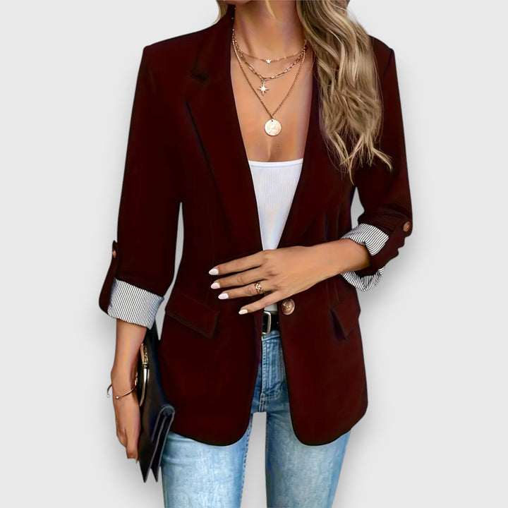 Blanca | Blazer elegante de estilo clásico