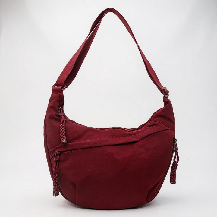 Blanca | Bolso de hombro burdeos