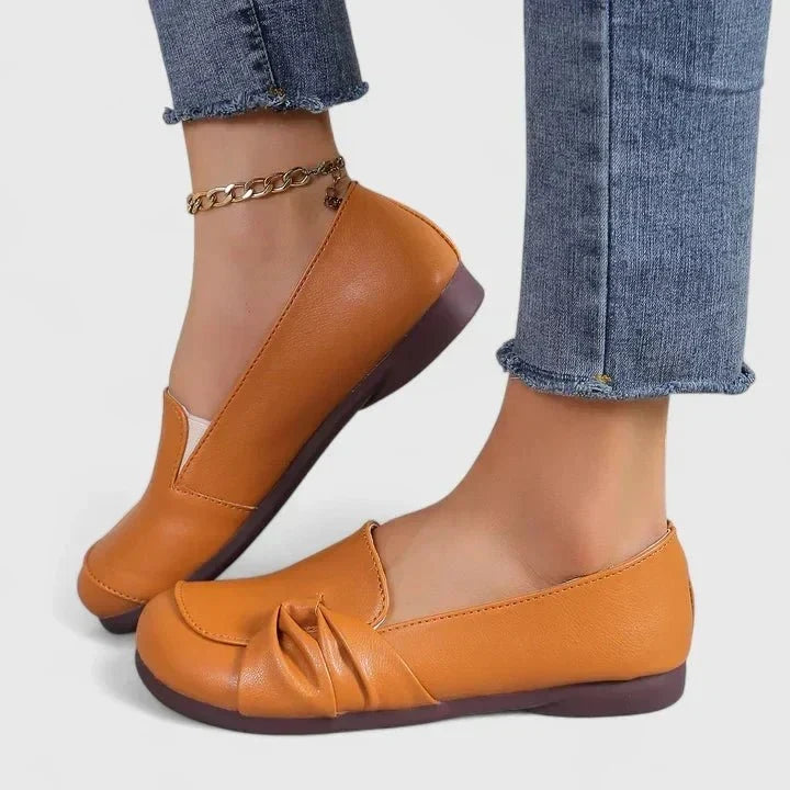 Blanca | Mocasines cómodos beige
