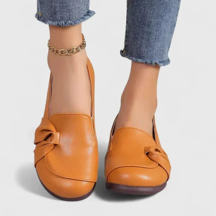 Blanca | Mocasines cómodos beige