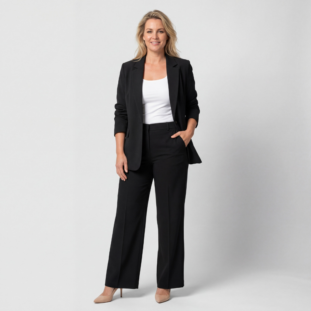Blanca | Traje de americana con un botón