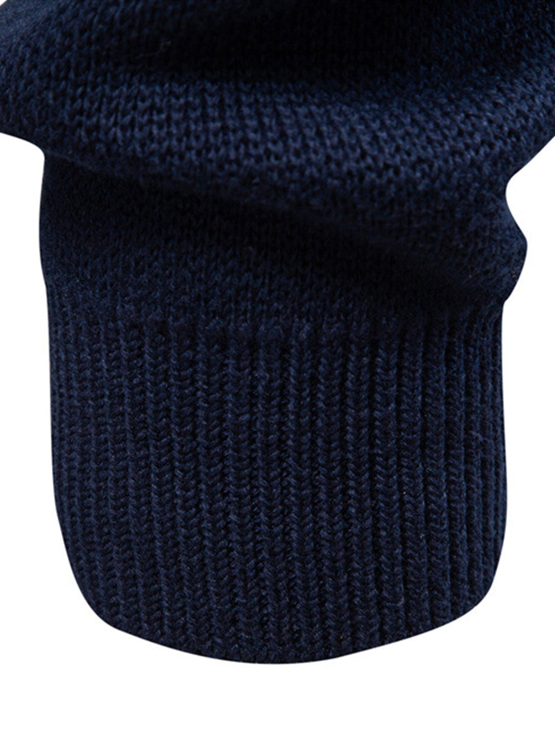 Bonifacio | Jersey jacquard con motivo geométrico, cuello alto y cremallera
