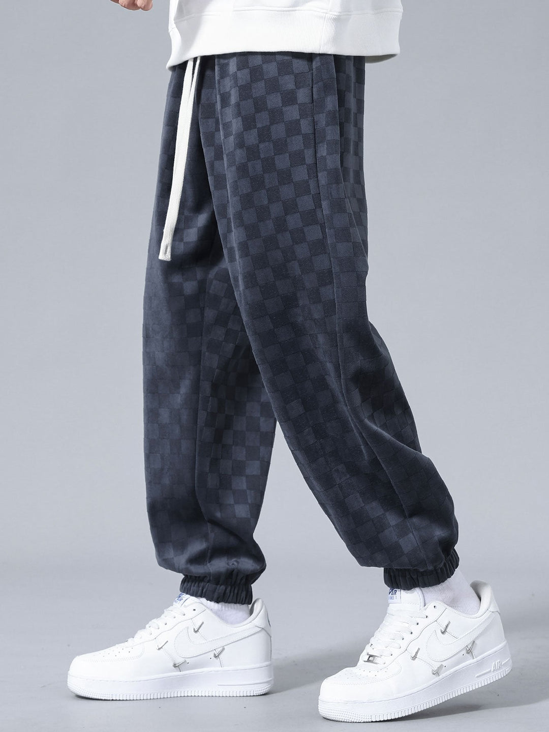 Bonoso | Pantalón jogger con estampado de rombos