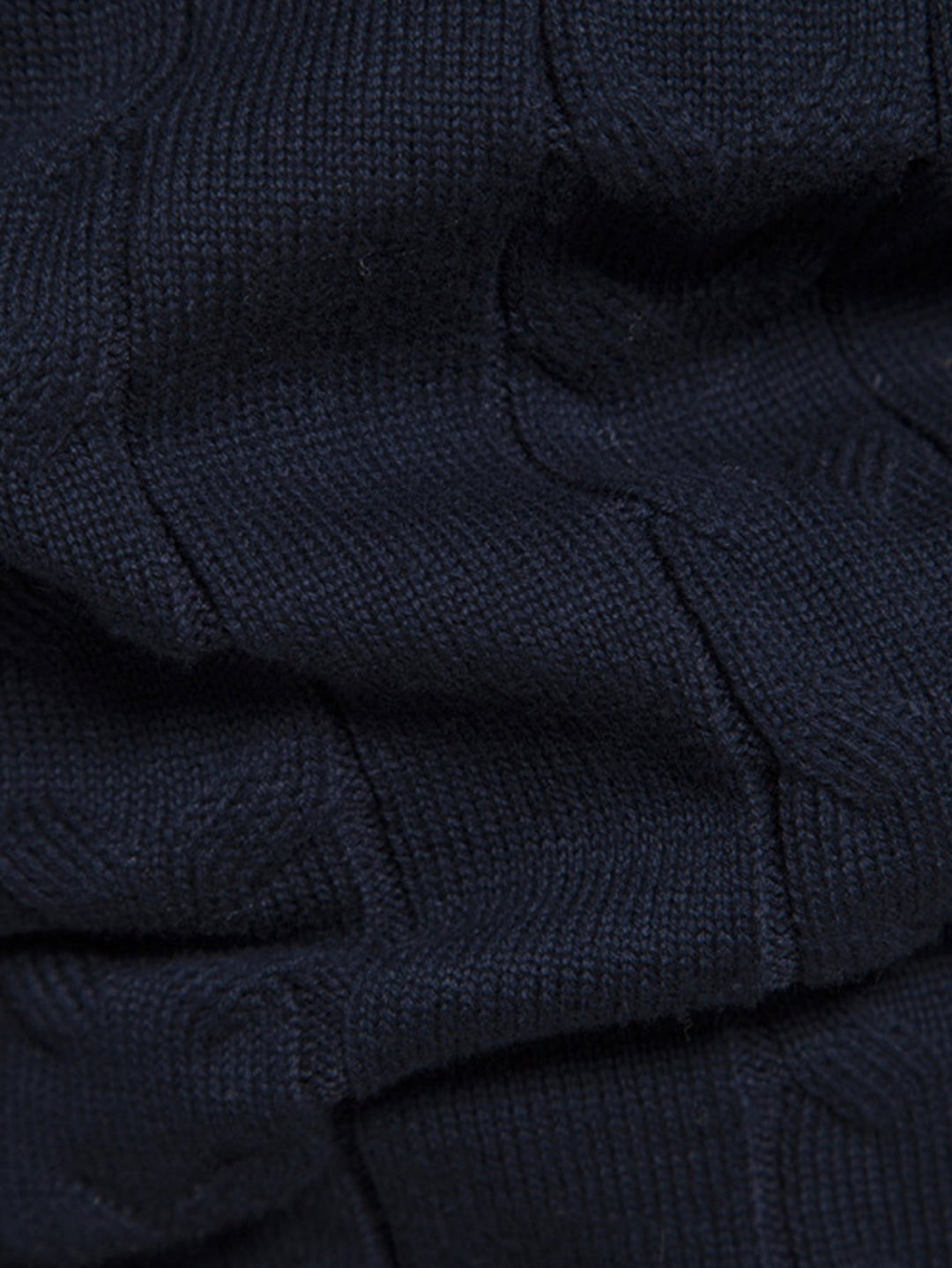 Celestino | Jersey jacquard con motivo en contraste y cremallera corta