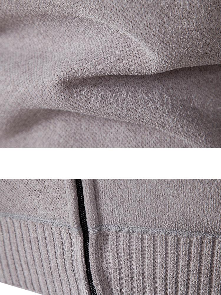 Cirilo | Jersey de punto con cuello bomber y cremallera