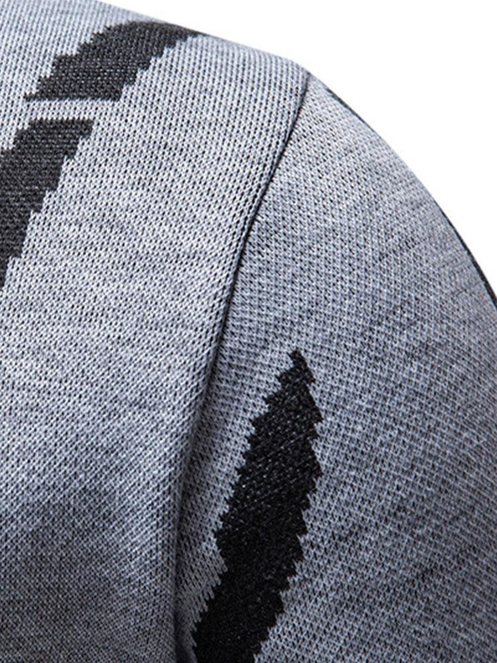 Cosme | Jersey con estampado abstracto y cuello alto