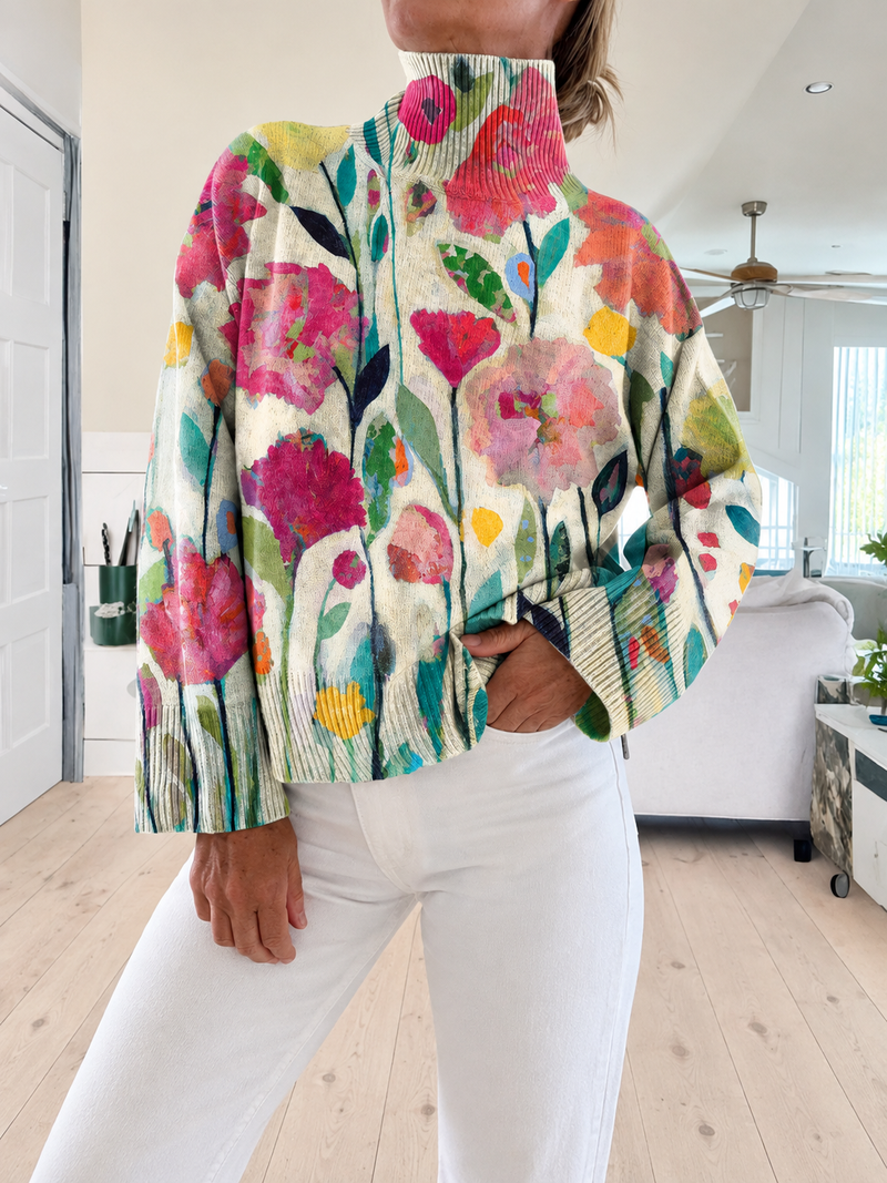 Covadonga | Jersey de cuello alto vintage