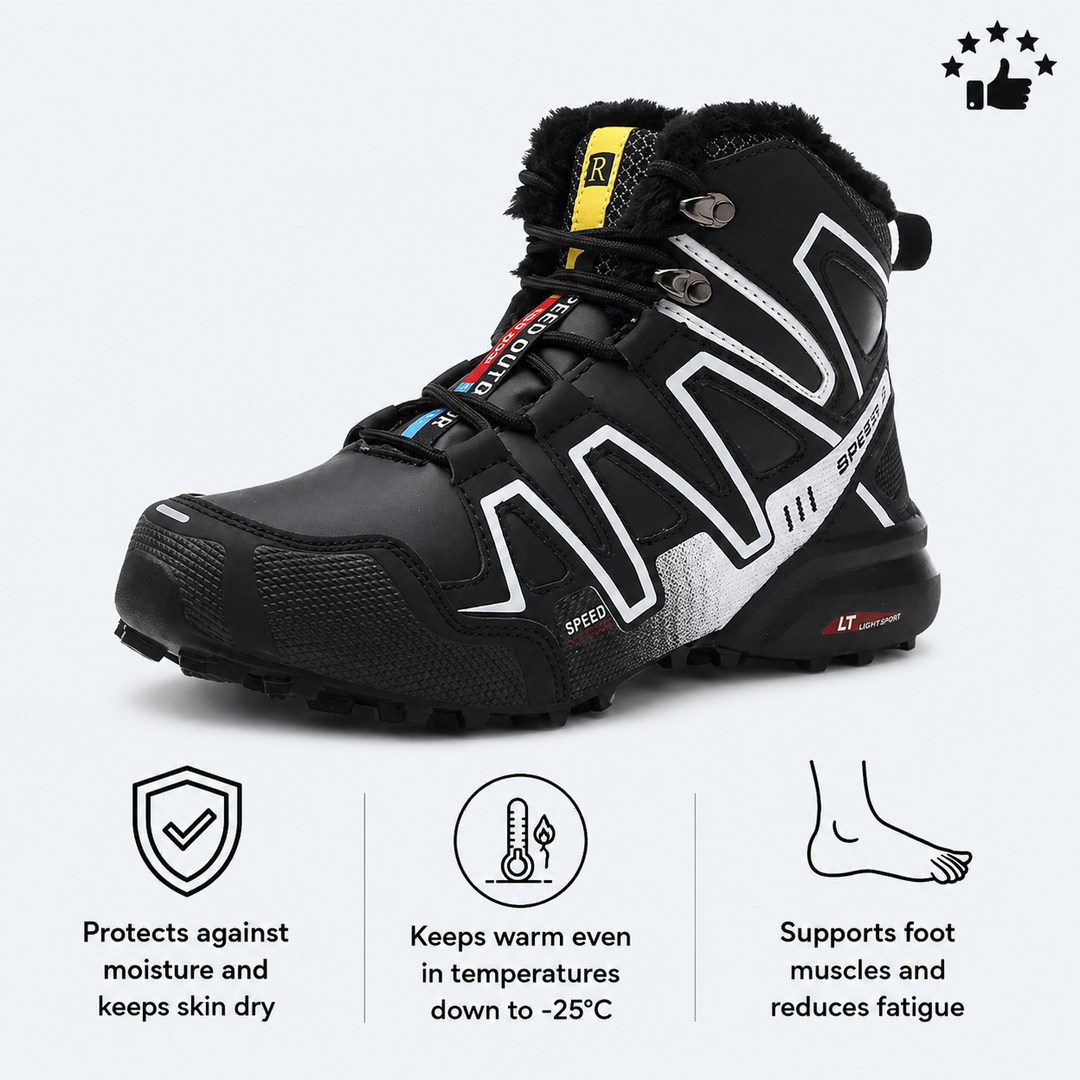 Cristóbal | Botas de trail negras de caña alta