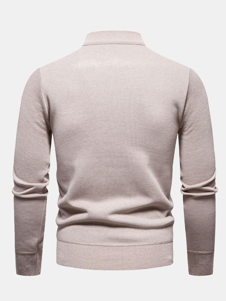 Dámaso | Jersey de corte relajado con cuello alto y cremallera