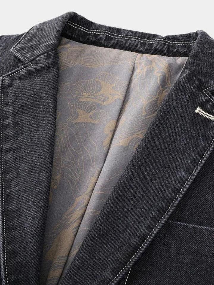 Damián | Blazer informal gris antracita