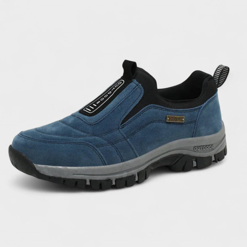 Daniel | Mocasines cómodos azules sin cordones