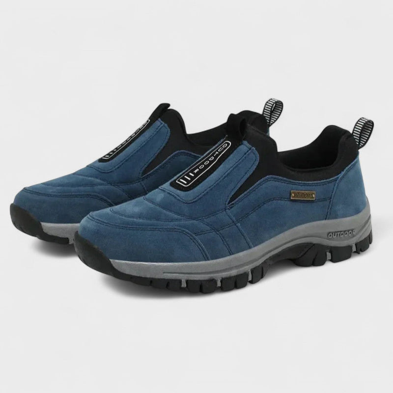 Daniel | Mocasines cómodos azules sin cordones
