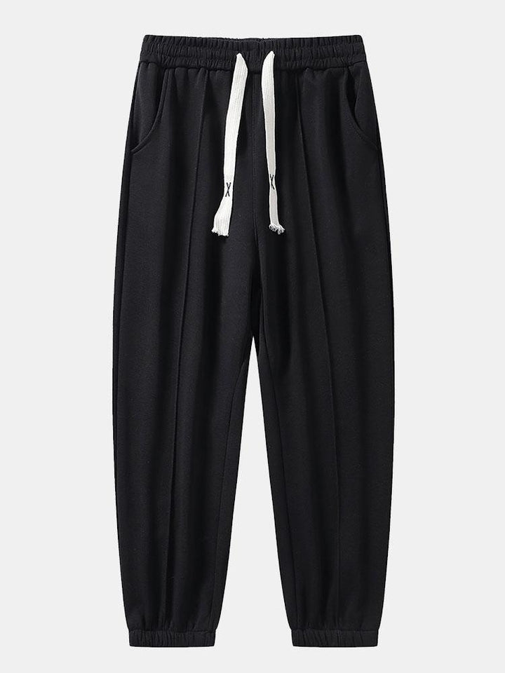 Delfín | Pantalón jogger con raya marcada