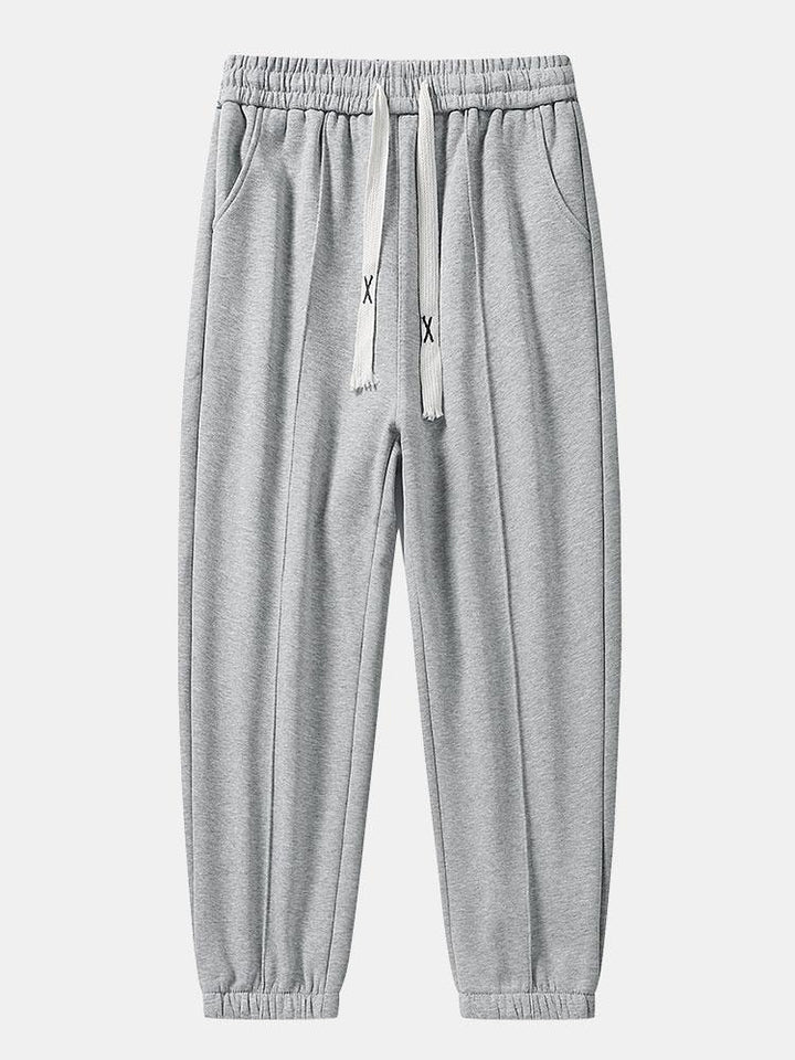 Delfín | Pantalón jogger con raya marcada