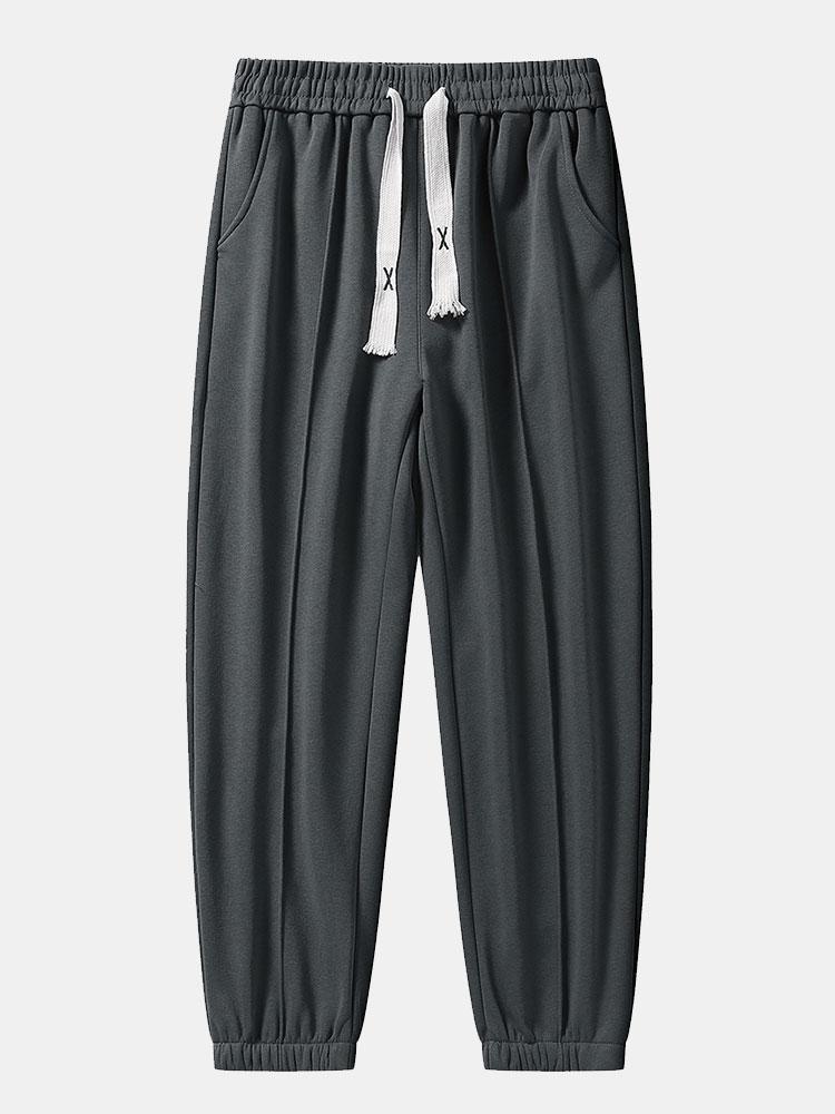 Delfín | Pantalón jogger con raya marcada