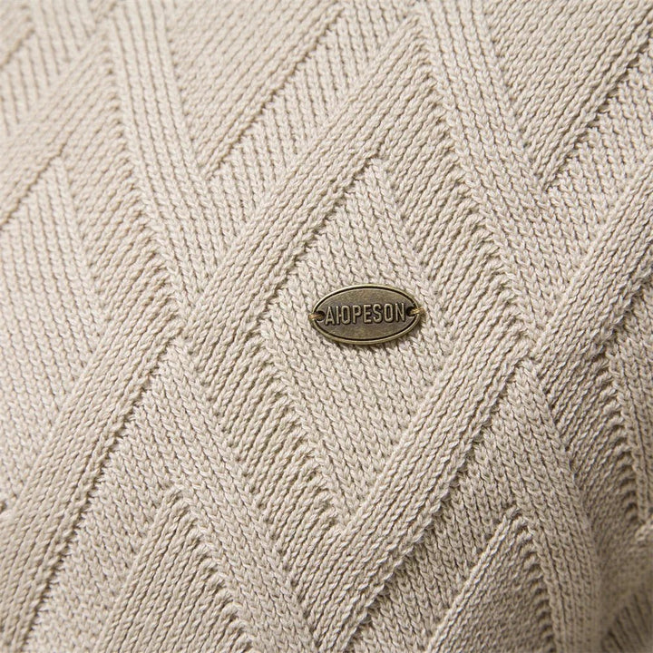 Desiderio | Jersey con estampado de rombos