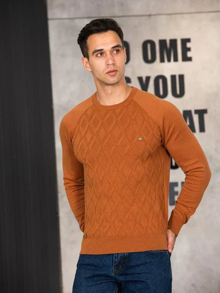 Desiderio | Jersey con estampado de rombos