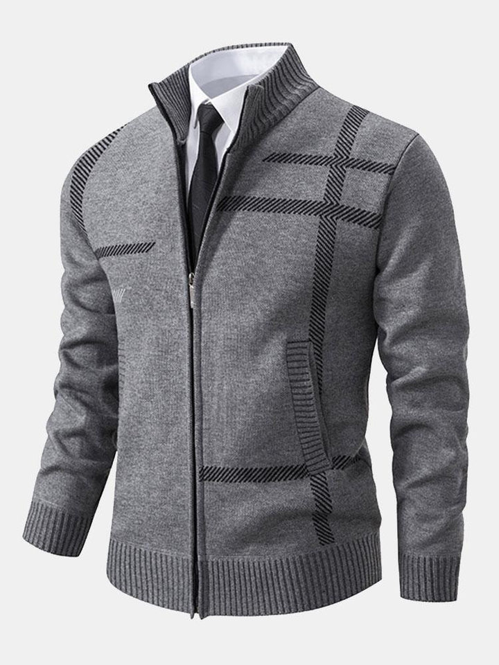 Dionisio | Jersey de rayas con cremallera