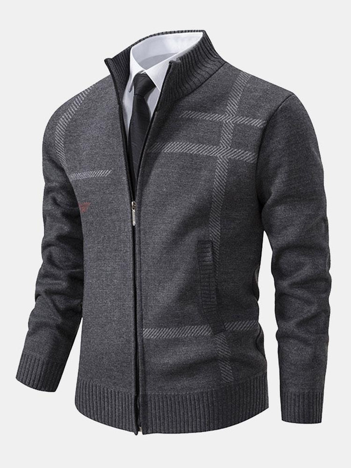 Dionisio | Jersey de rayas con cremallera