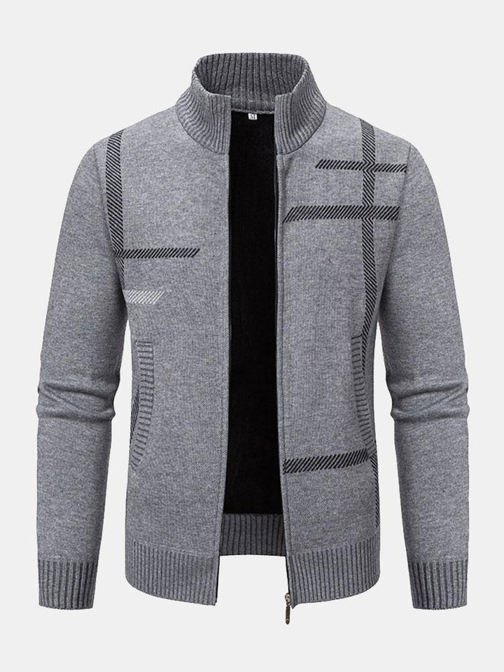 Dionisio | Jersey de rayas con cremallera