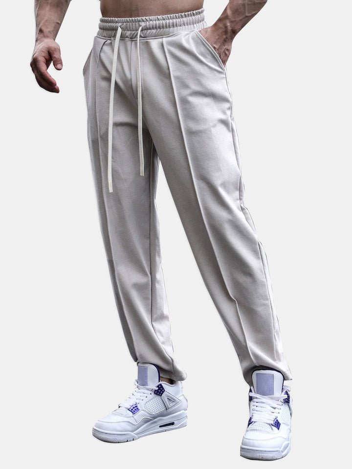 Diosdado | Pantalón jogger tapered con raya marcada