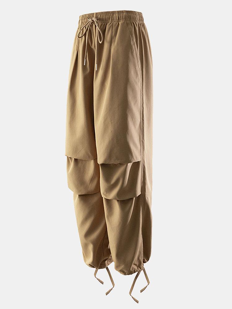 Domiciano | Pantalón parachute liso
