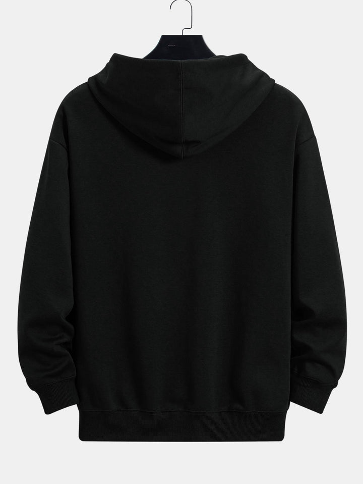 Domingo | Sudadera con capucha básica de corte relajado