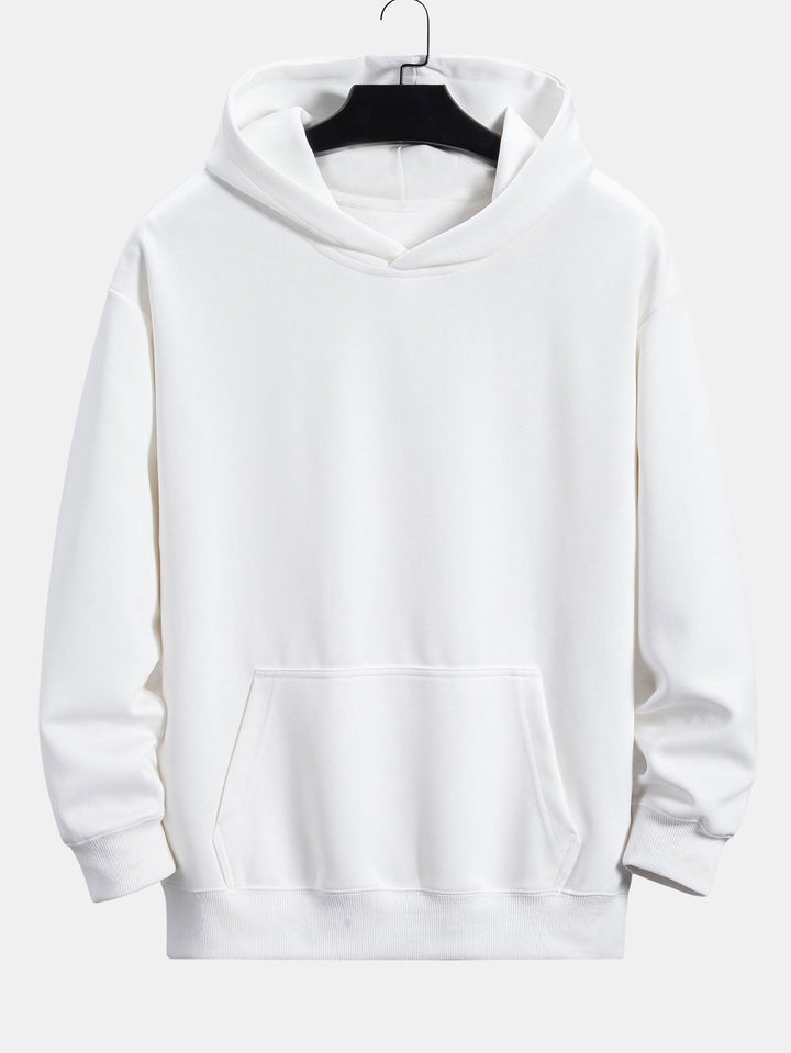 Domingo | Sudadera con capucha básica de corte relajado