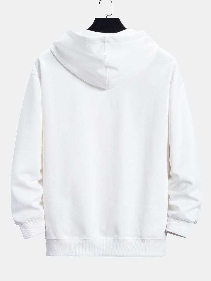 Domingo | Sudadera con capucha básica de corte relajado