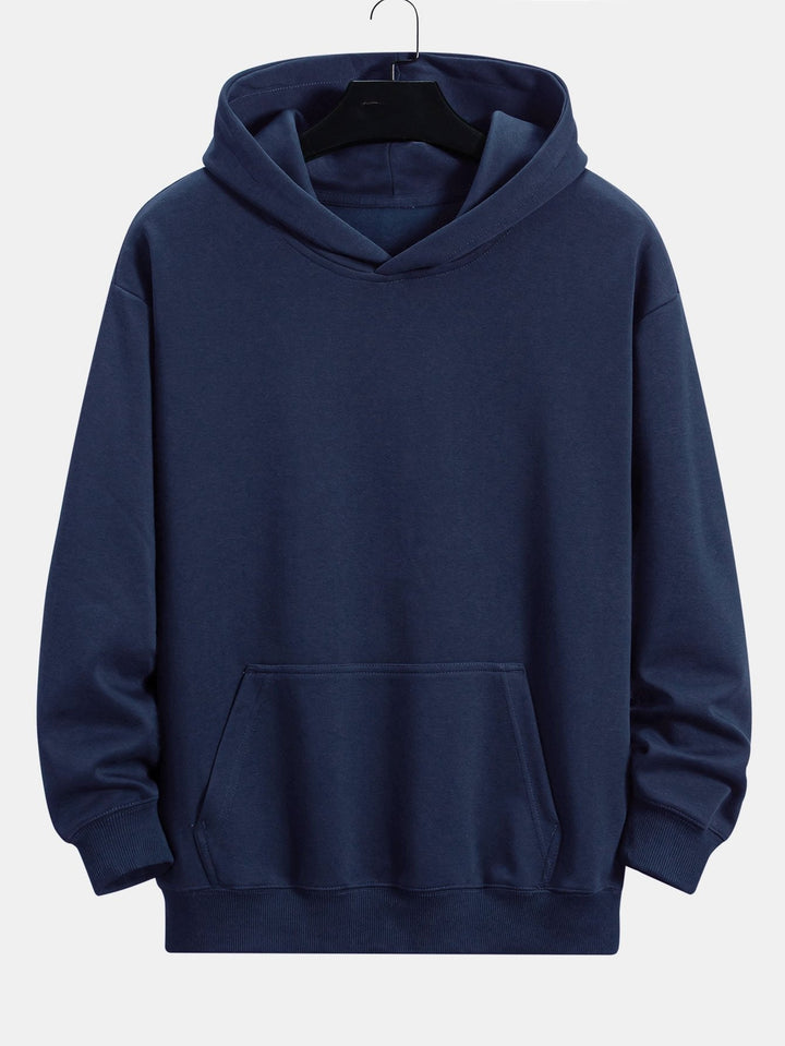 Domingo | Sudadera con capucha básica de corte relajado