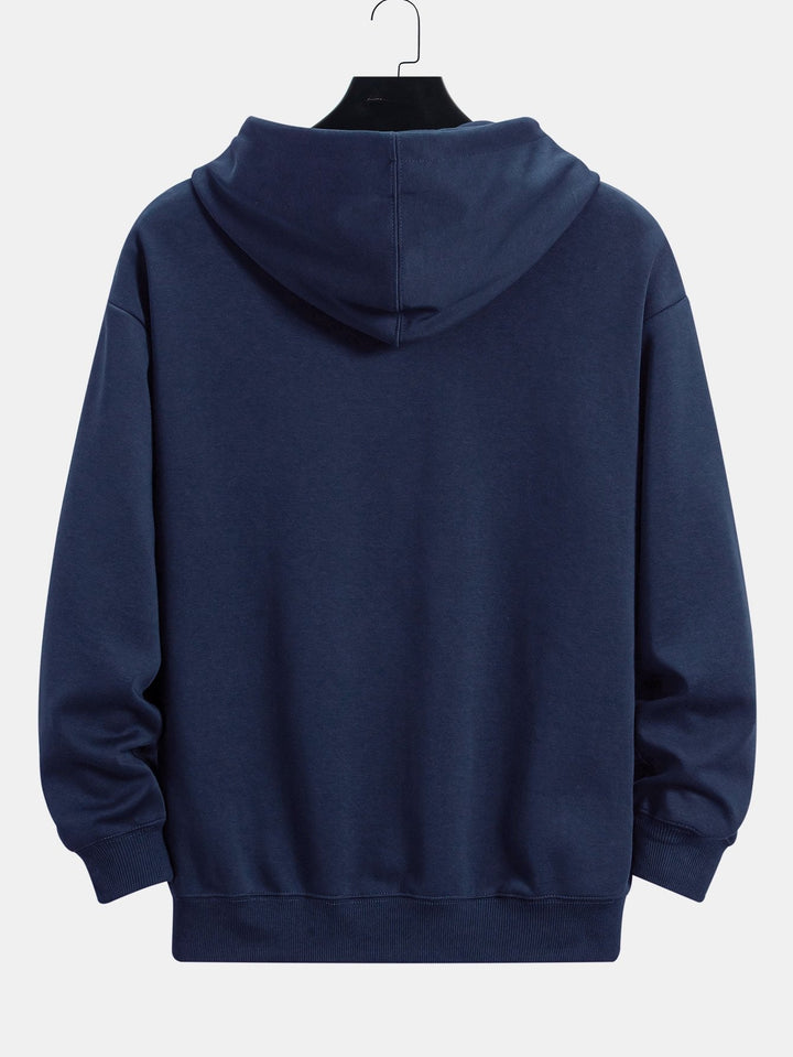 Domingo | Sudadera con capucha básica de corte relajado