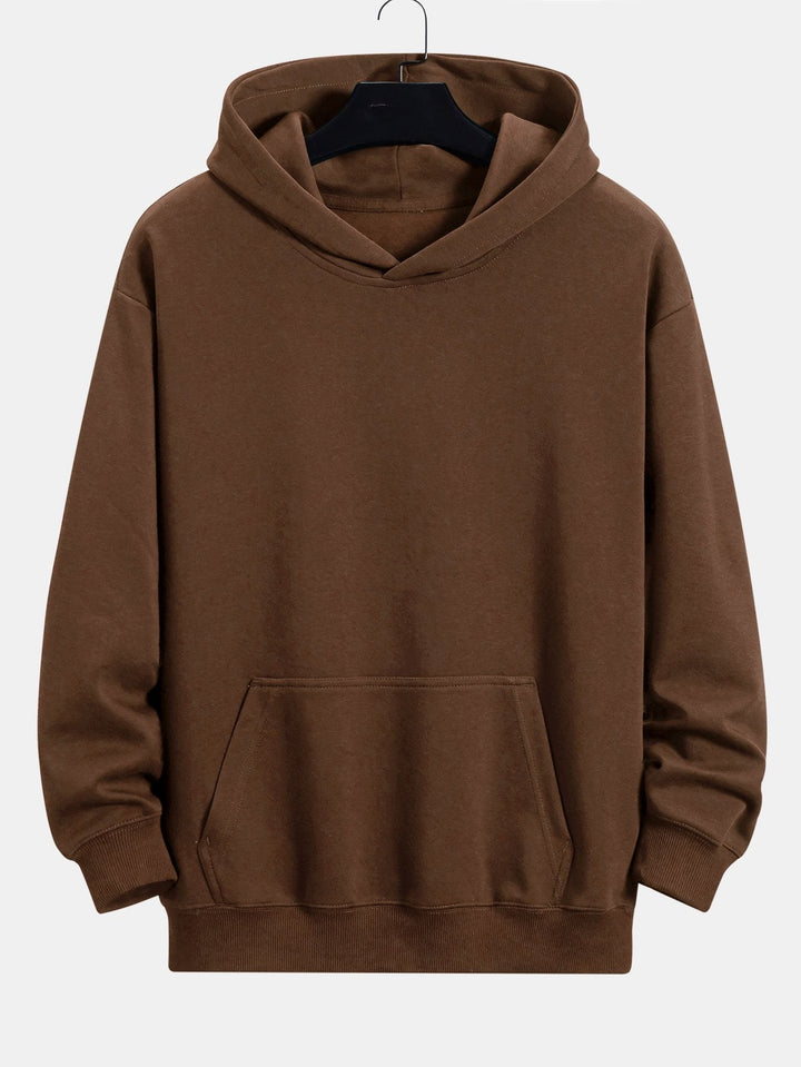 Domingo | Sudadera con capucha básica de corte relajado