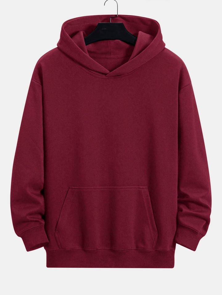 Domingo | Sudadera con capucha básica de corte relajado