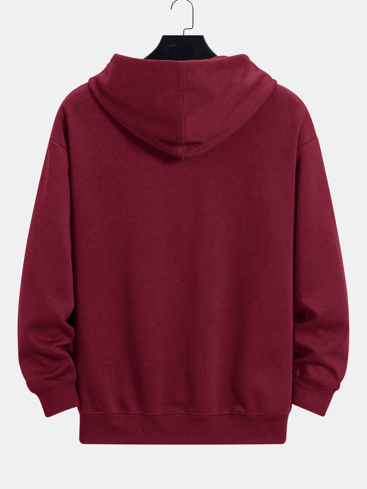 Domingo | Sudadera con capucha básica de corte relajado