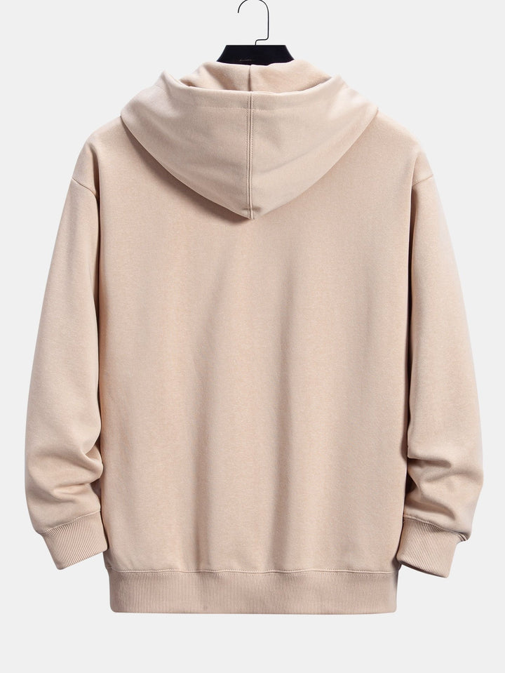 Domingo | Sudadera con capucha básica de corte relajado