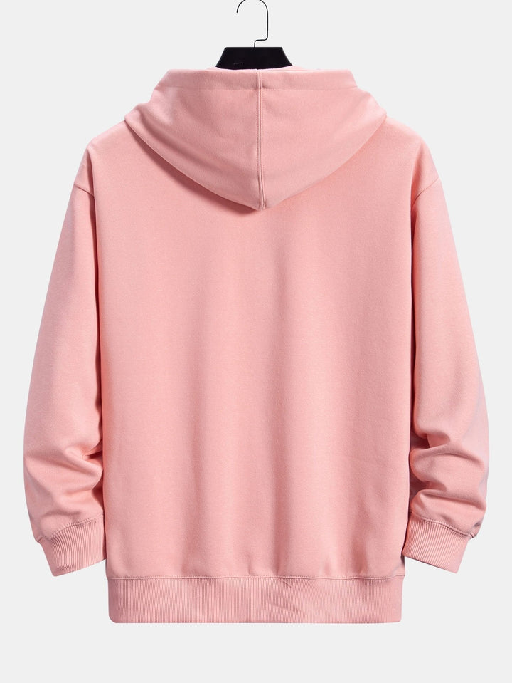 Domingo | Sudadera con capucha básica de corte relajado
