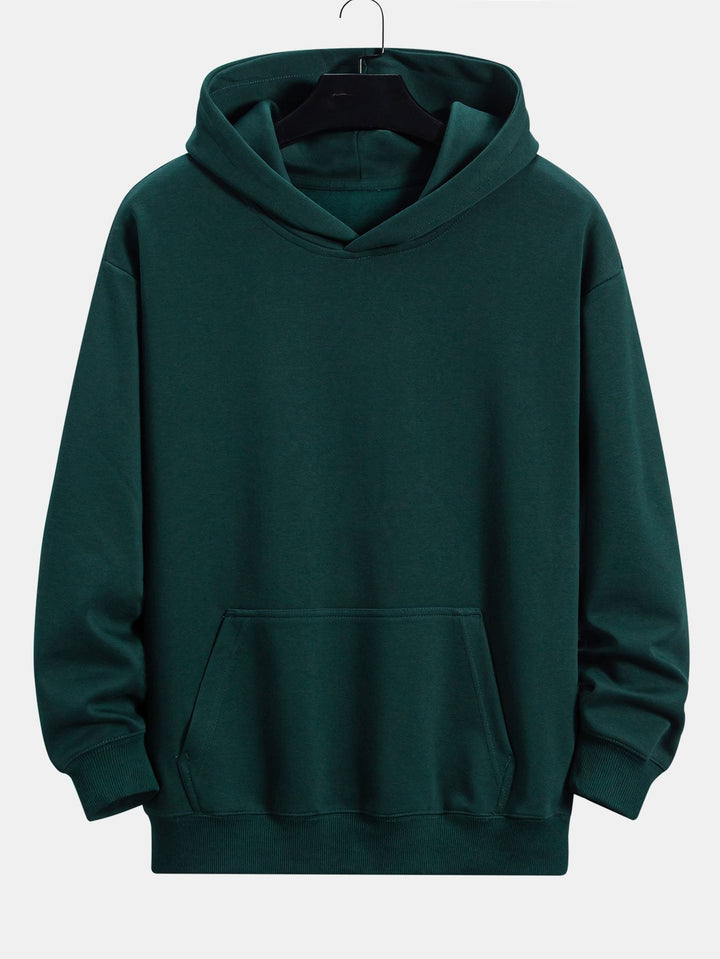 Domingo | Sudadera con capucha básica de corte relajado