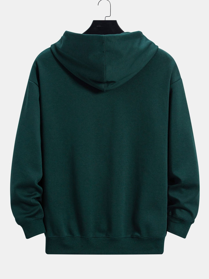 Domingo | Sudadera con capucha básica de corte relajado
