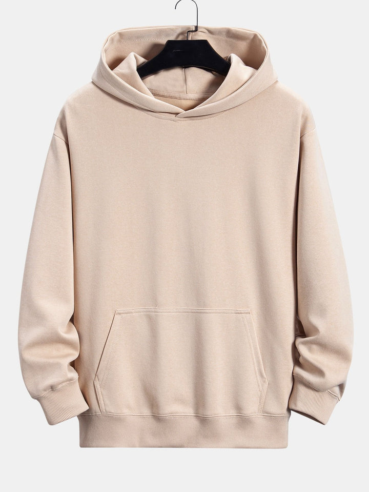 Domingo | Sudadera con capucha básica de corte relajado
