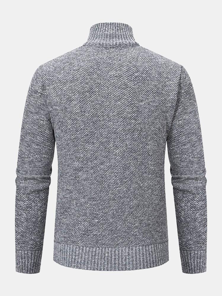 Donato | Jersey jacquard acolchado con cremallera