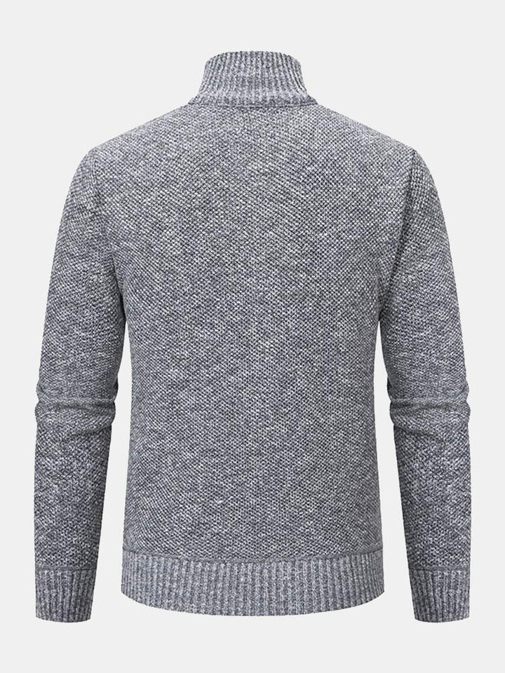 Donato | Jersey jacquard acolchado con cremallera