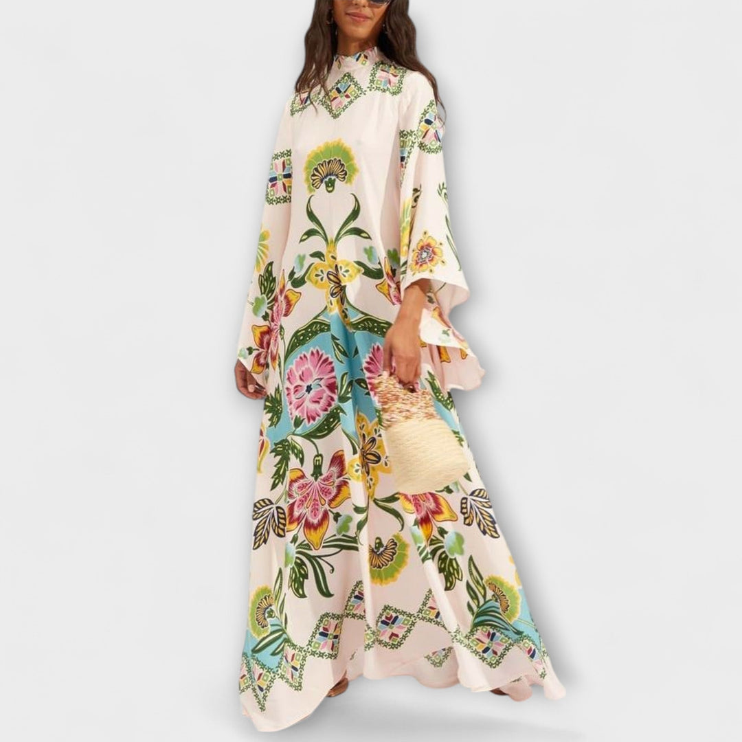 Cayetana | Vestido maxi floral holgado