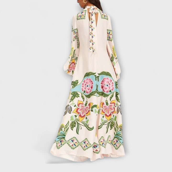 Cayetana | Vestido maxi floral holgado