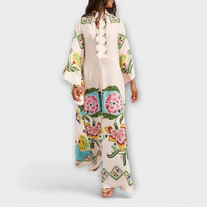 Cayetana | Vestido maxi floral holgado