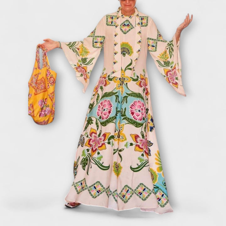 Cayetana | Vestido maxi floral holgado